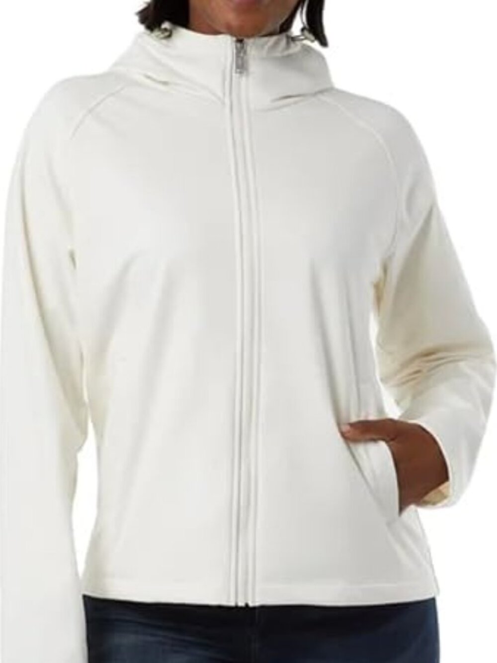32 Degrees Women's Hooded Jacket Cream - XL